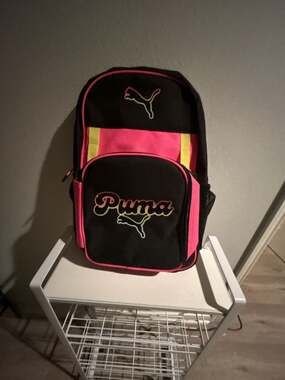 PUMA Evercat Duo Combo Pack 2.0 Kids Backpack and Lunch Box Set Black Pink Yello